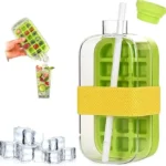 2 in 1 Ice Cube Bottle with Tray